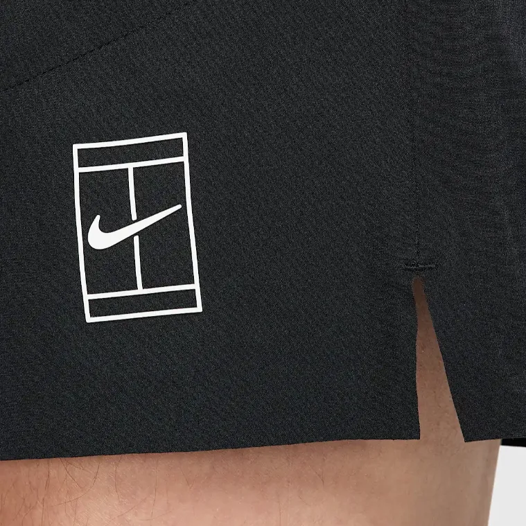 Nike Dri FitAdvantage Tennis Bottom Men's Black/White-3
