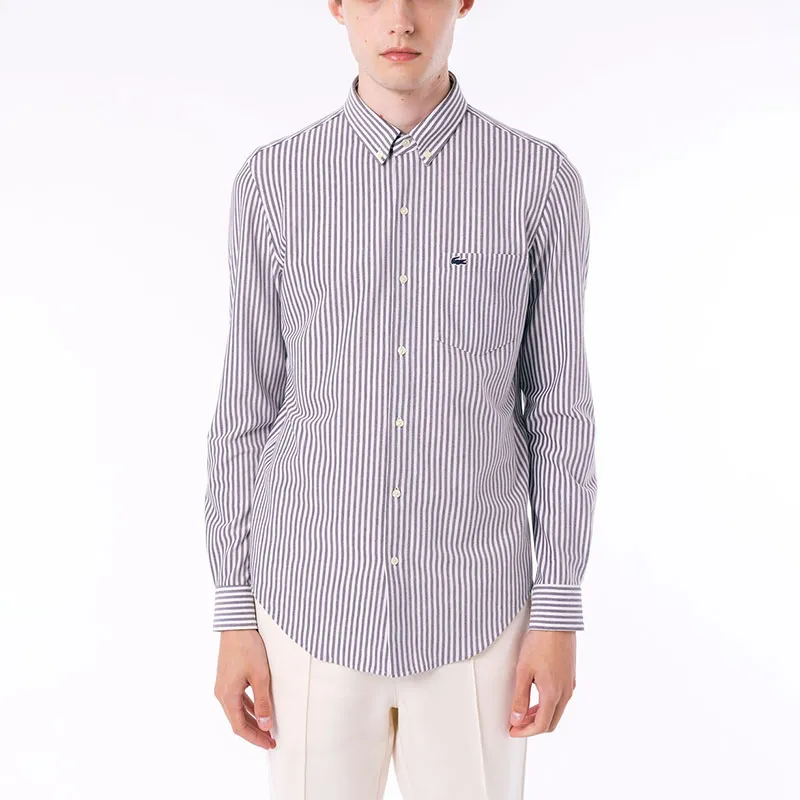 LACOSTE Shirts Men Blue-2