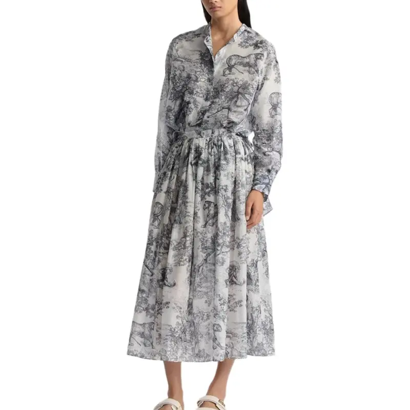 DIOR Shirts Women's Navy-2