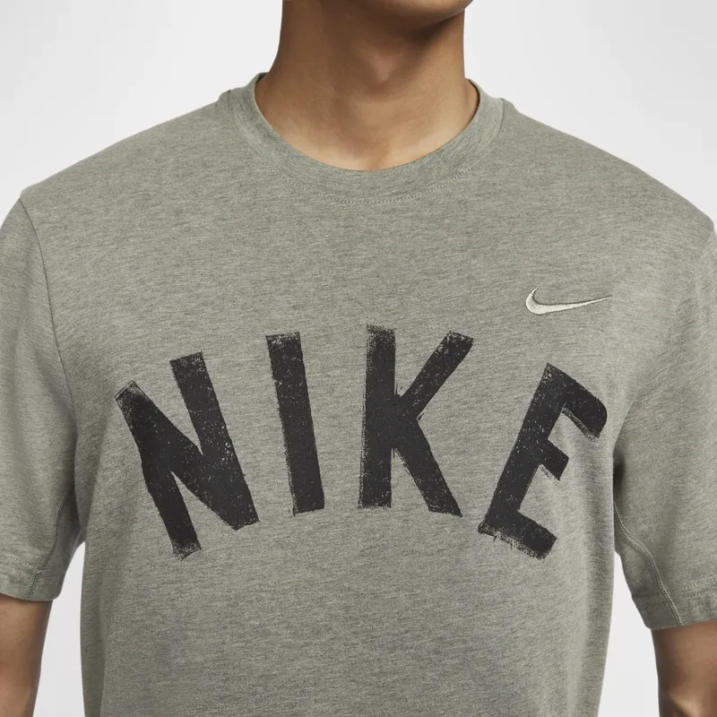 Nike Swoosh T Shirt Men's Dark Mud Gray-4