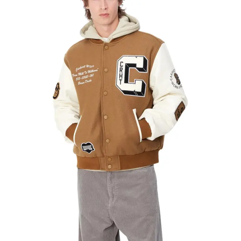 Carhartt WIP Ducks Button Up Bomber Jacket-5