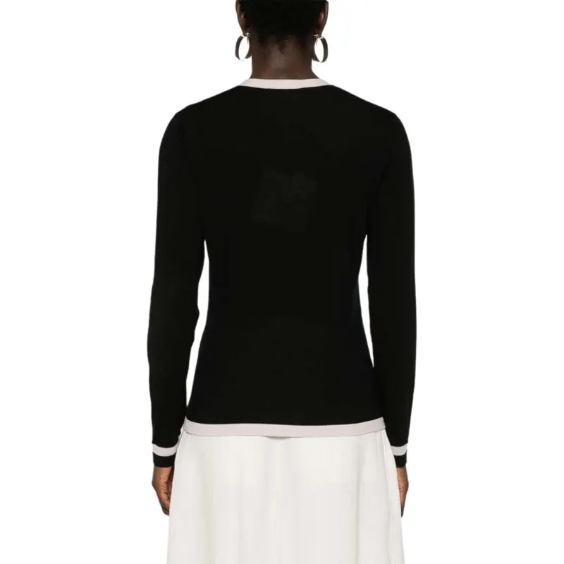 MaxMara Kenya V Neck Buttoned Cardigan-3