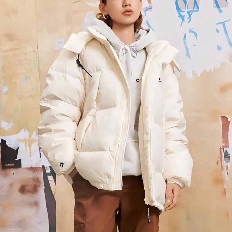 Converse Down Jackets Unisex Ivory-2