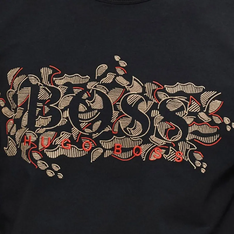 HUGO BOSS T Shirts Men Black-4