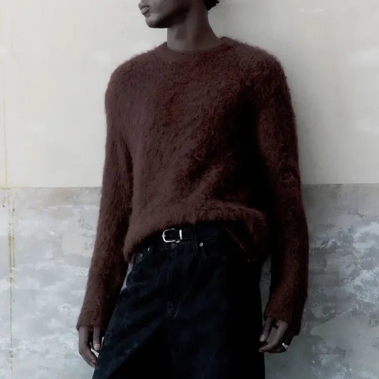 H&M Atelier Series Sweaters Men Burgundy-1