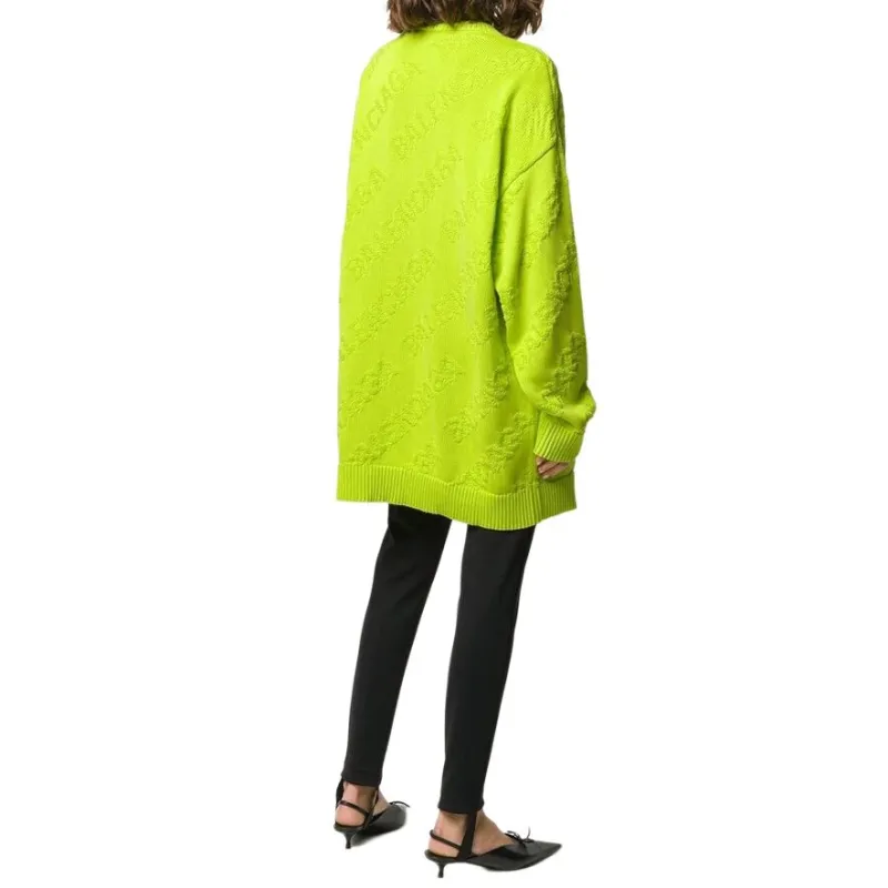 Balenciaga SS22 Sweater Women's Green-3