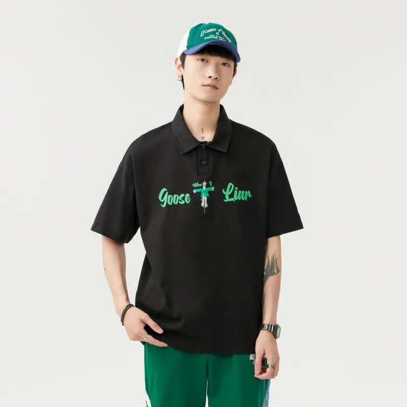 GOOSELIAR Polo Shirts Unisex-11