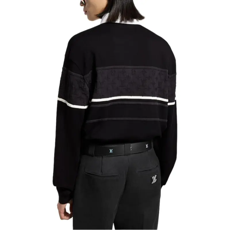 LOUIS VUITTON SS25 Men's Spring Capsule Collection Polo Shirt Men's Black-3