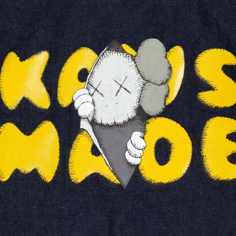 HUMAN MADE X Kaws Made Denim Coverall Jacket-3