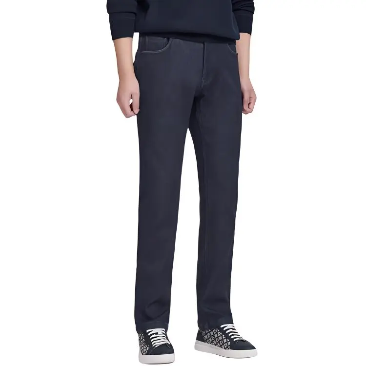 GOLDLION Jeans Men Navy Blue-1