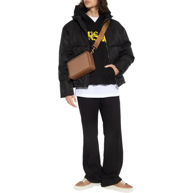 VERSACE Baroque Printed Zipped Puffer Jacket-2