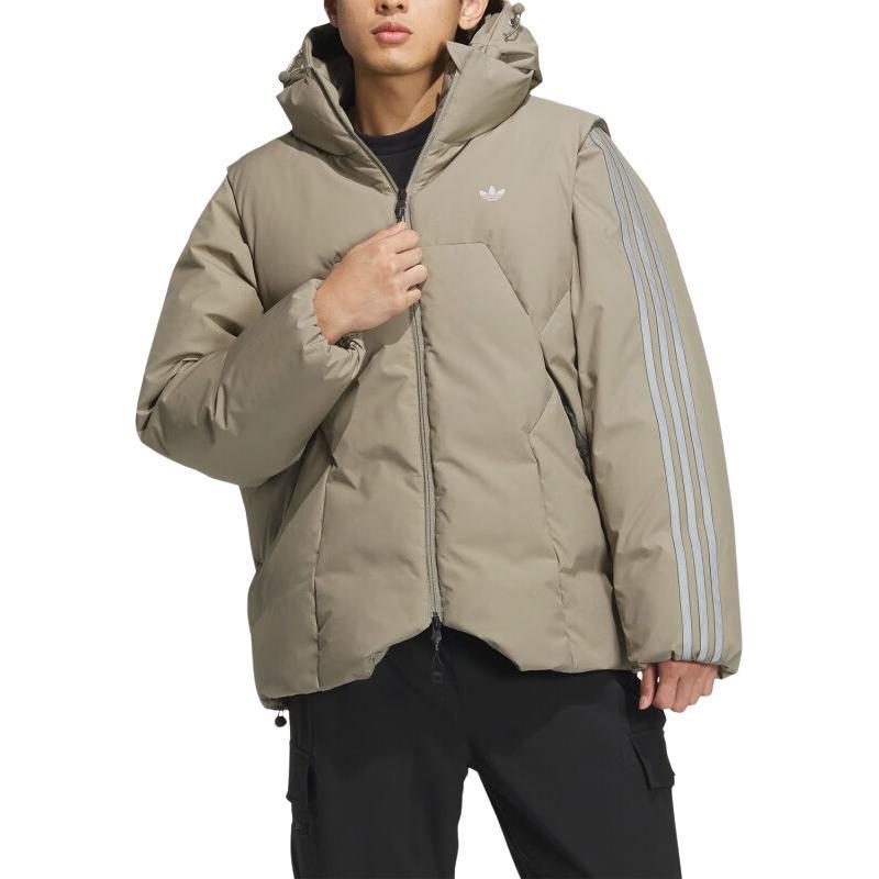 Hamcus X Adidas Originals Down Jackets Unisex Khaki+ Hamcus X Adidas Originals Down Jackets Unisex Khaki+