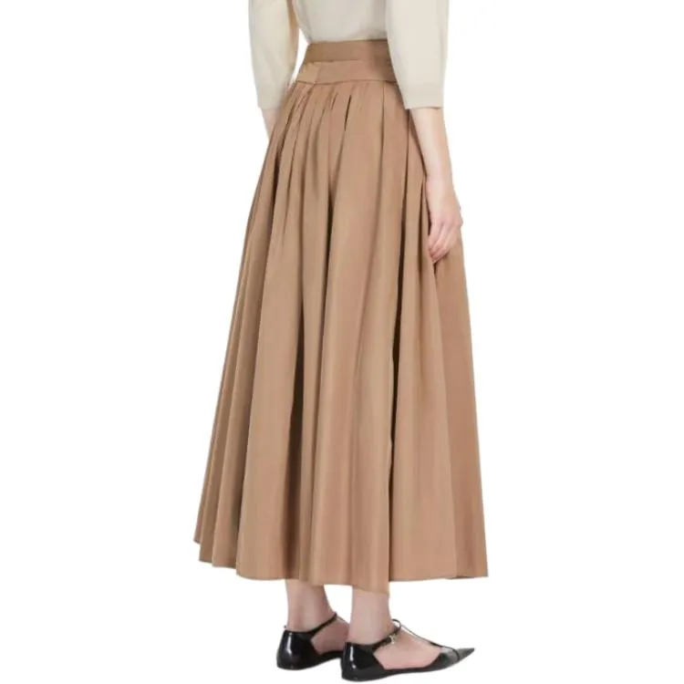 MaxMara Gea High Waist Pleated Skirt-2