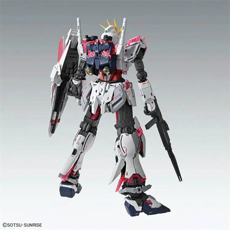 BANDAI MG 1/100 Narrative NT Gundam Narrative Gundam C Equipment Ka Card Version Model Kits-4
