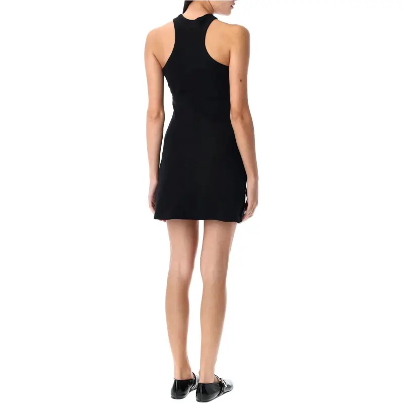 COURREGES Contrasted Trim Sleeveless Mini Dress-1