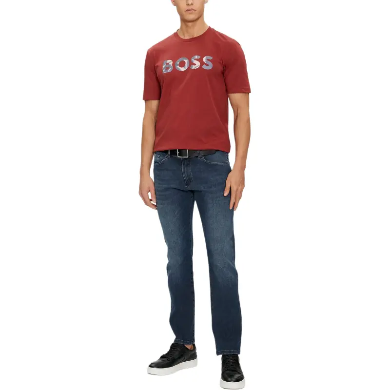 HUGO BOSS T Shirts Men Red-3