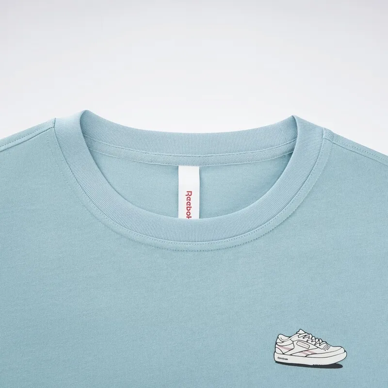 Reebok T Shirt Women's Light Blue-1