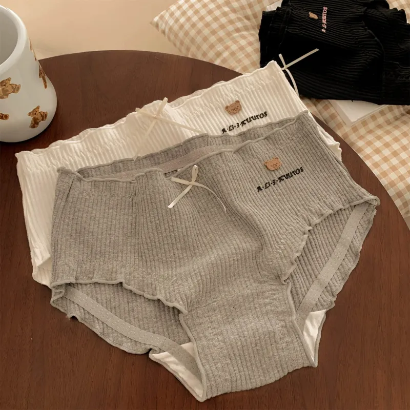 Little Sweet Cub Underpants Women's 1 Pack Dark Heather Gray-1