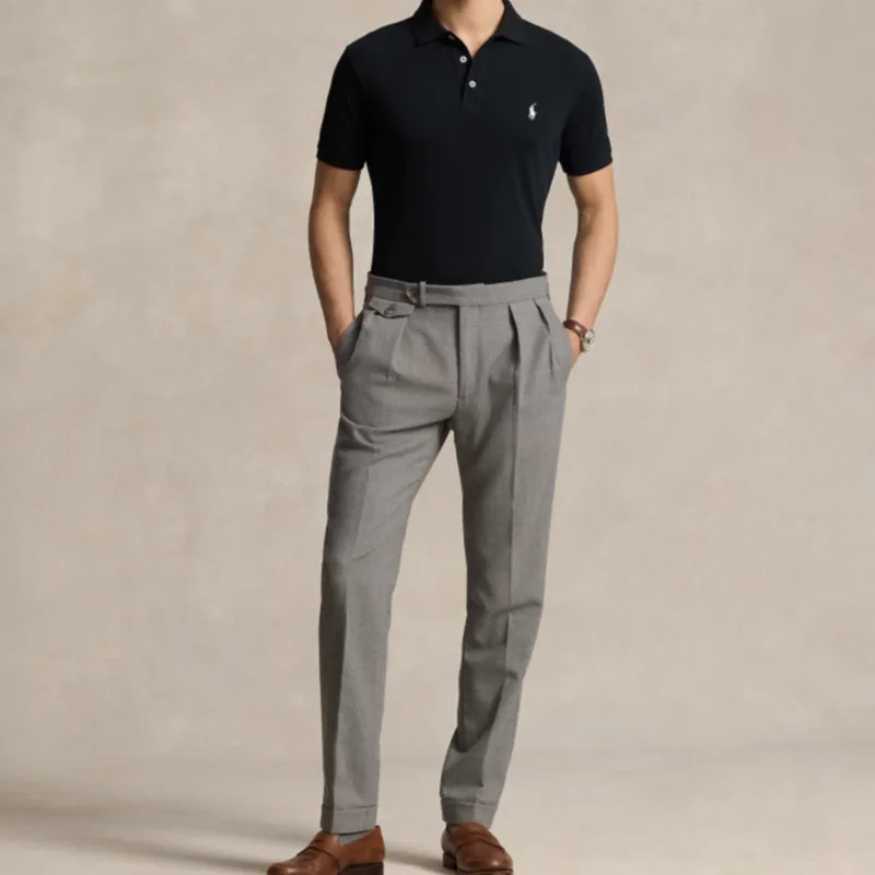 Polo Ralph Lauren FW24 Polo Shirt Men Black-1