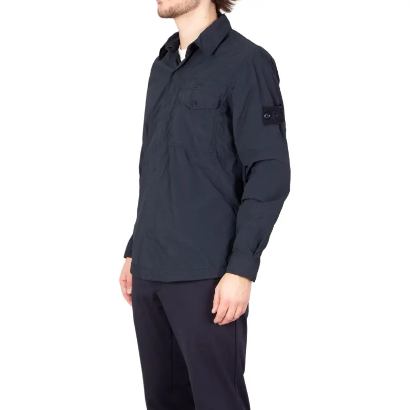 STONE ISLAND Ghost Collection Shirt Men's Marine Blue-6
