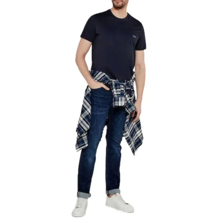 HUGO BOSS T Shirts Men Blue-2