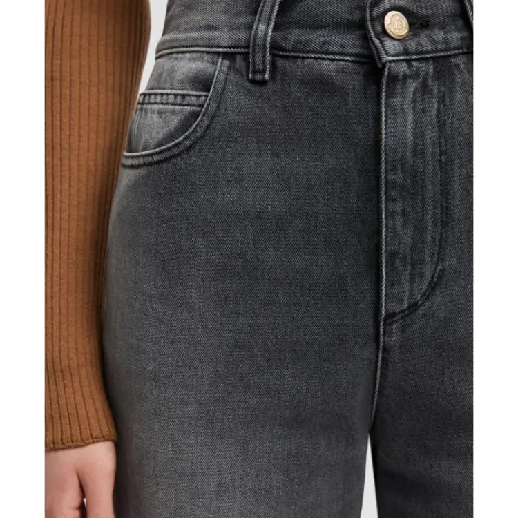 Moncler Grenoble Straight Leg Cropped Jeans-4