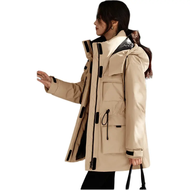 Mo Han Yi Mei Down Jacket Women's Khaki-3