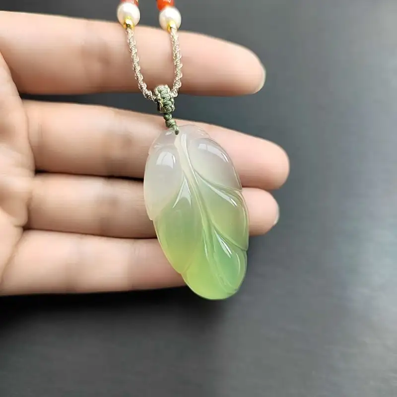 Gifts Chalcedony Jade Necklaces Unisex-8