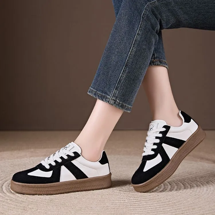 La Chapelle Anti-Slip Wear-Resistant Low-Top Skateboard Shoes Women's-29