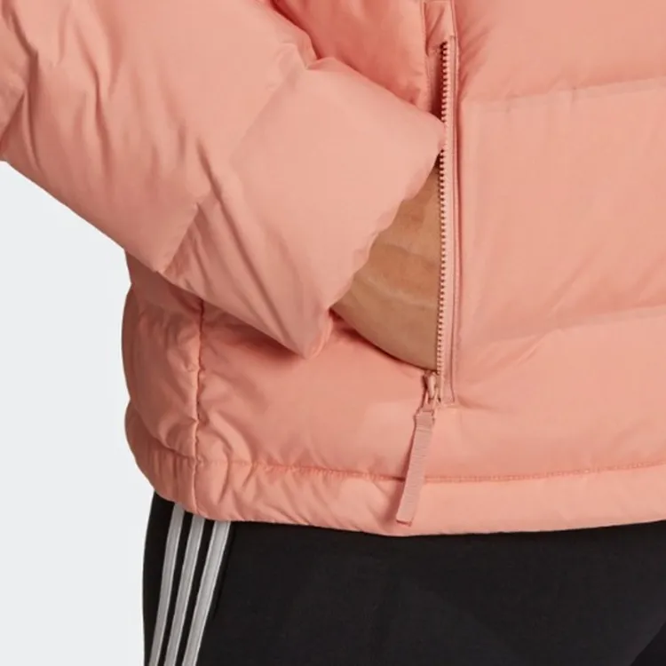 Adidas Down Jacket Women's Red Pink-4