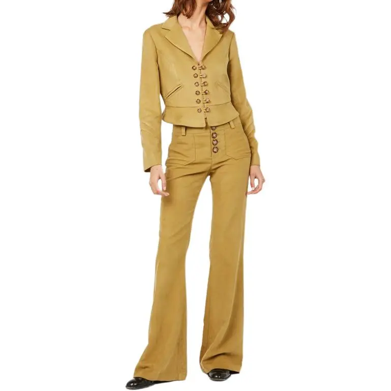 INES DE LA FRESSANGE Casual Pants Women's Khaki-2