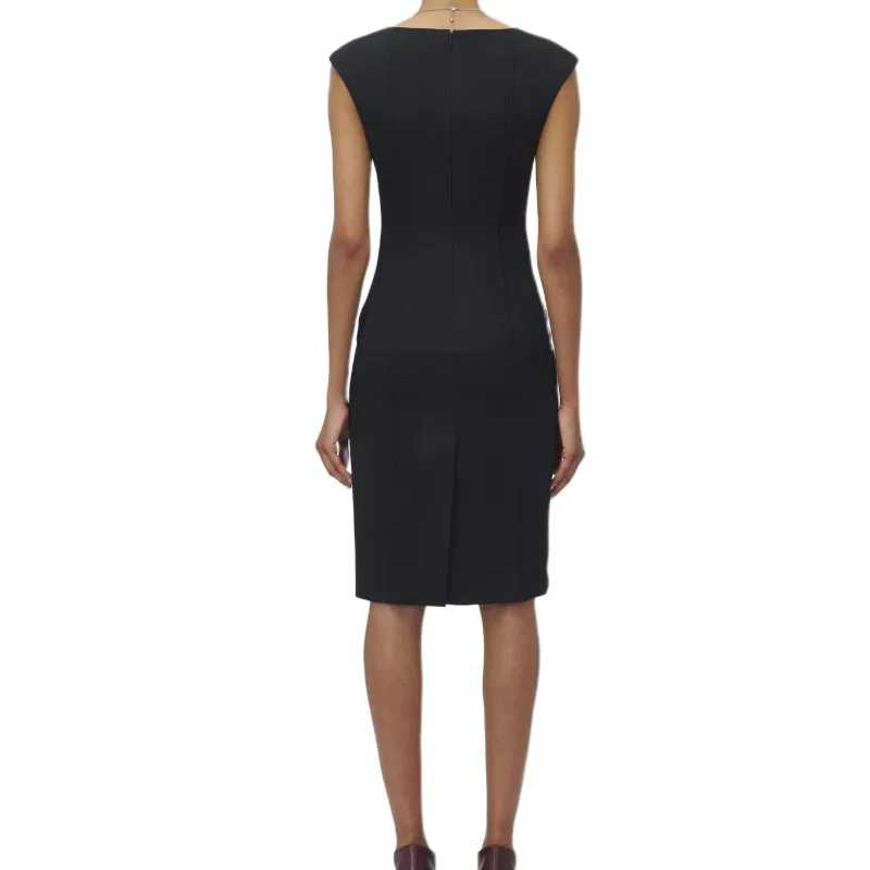Alexander McQueen Crewneck Sleeveless Mini Dress-2