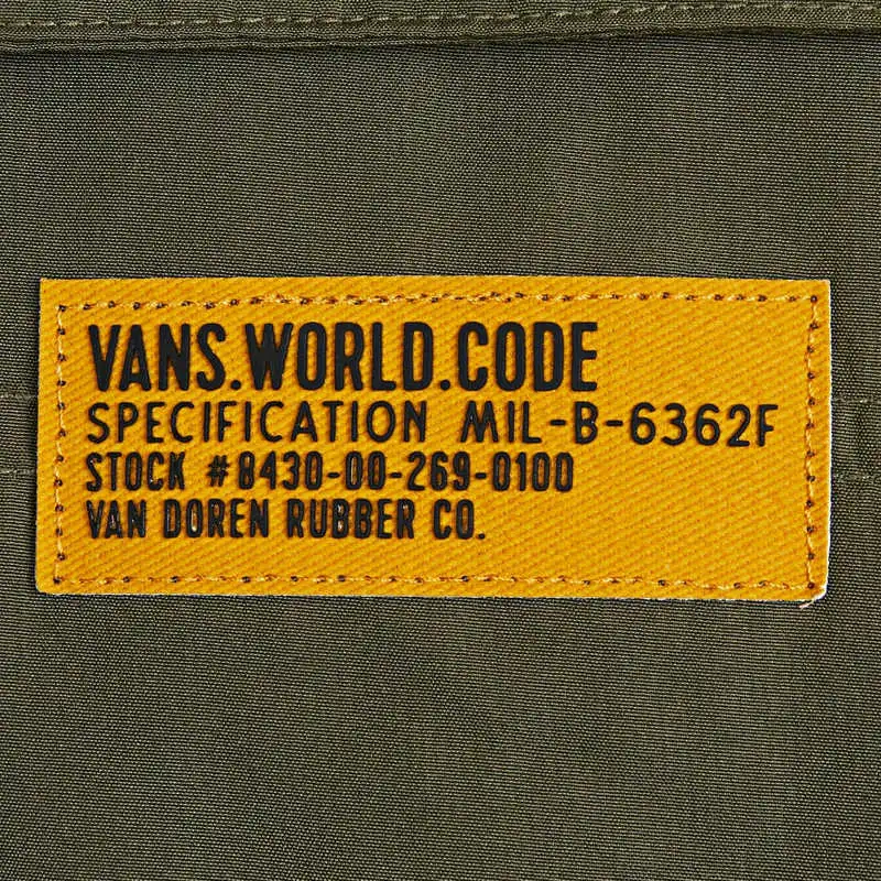 Vans Velvet Jackets Unisex Green-3