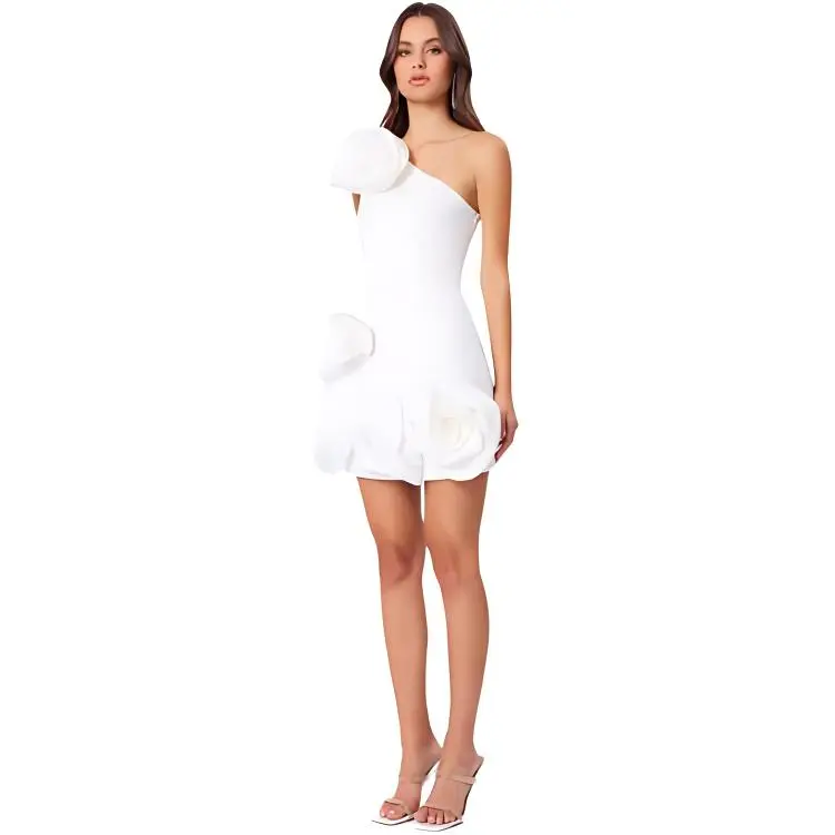 ELLIATTCOLLECTIVE Sleeveless Dress Women's White-3