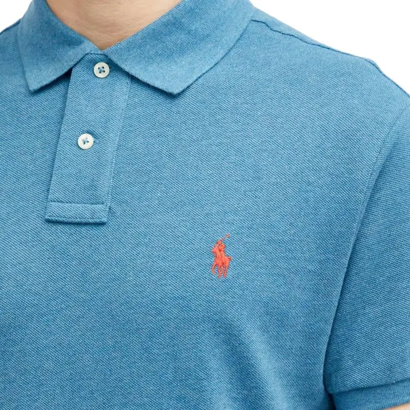 Polo Ralph Lauren Logo Embroidered Straight Hem Polo Shirt-5