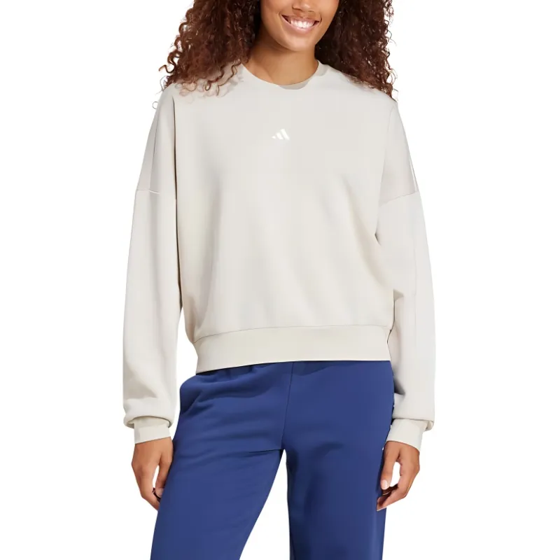 Adidas Free Shipping With AdiClub Essentials Small Logo Feelcozy Sweatshirt-1