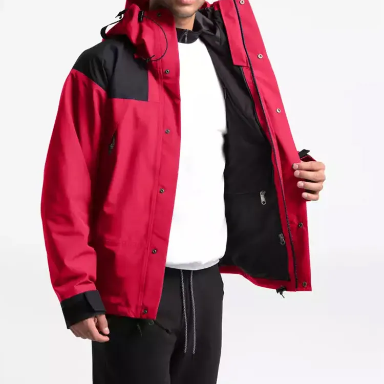 THE NORTH FACE 1990 Collection Water Resistant Windproof Breathable Warm Windbreaker Jacket Men's Red-2