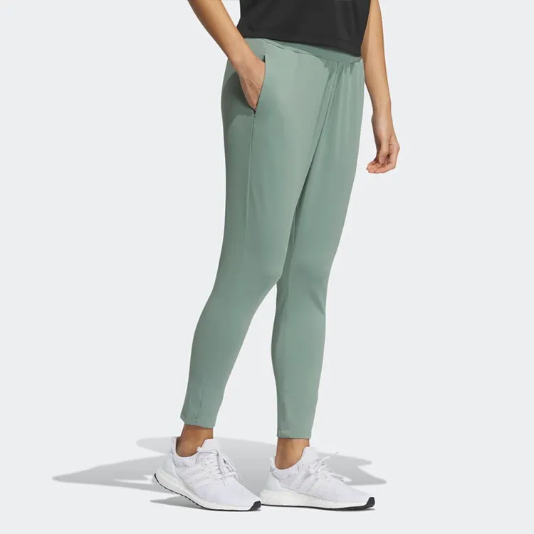 Adidas Knitted Sweatpants Women's Silver Green-2