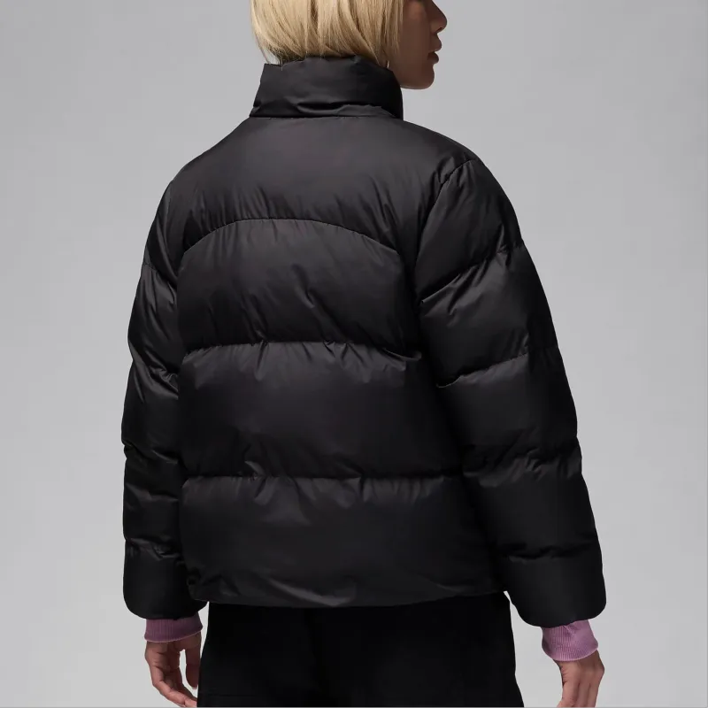 Jordan Puffer Jackets Women's Black/White-4
