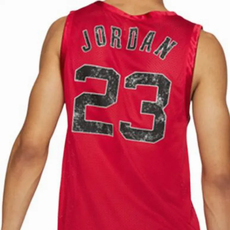 Jordan Basketball Jerseys Unisex Red-3