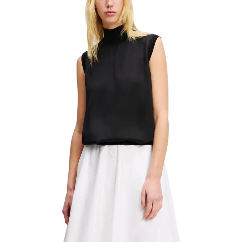 KARL LAGERFELD / Karl Lagerfeld Jeans Satin Top-3