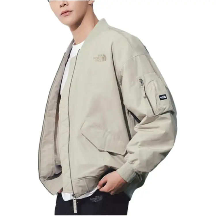 THE NORTH FACE Puffer Jacket Winter Unisex Beige-3