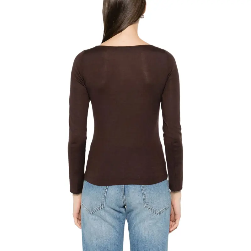 Brunello Cucinelli SS25 Cashmere Sweater Women's Coffee-2