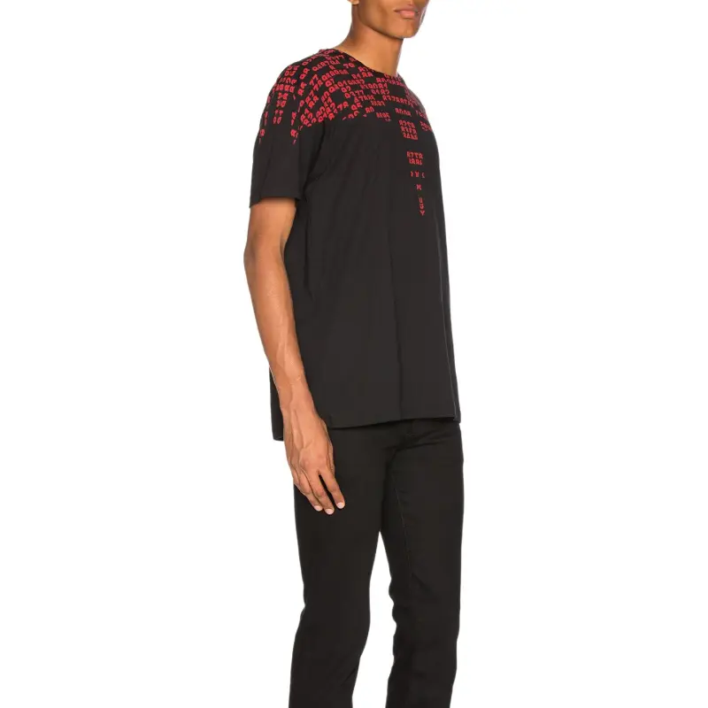 MARCELO BURLON COUNTY OF MILAN T Shirt Men's Black Red-3