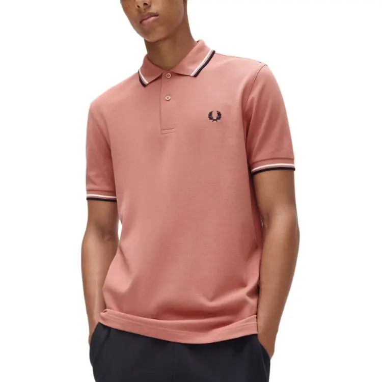 FRED PERRY Polo Shirt Men's Pink-3
