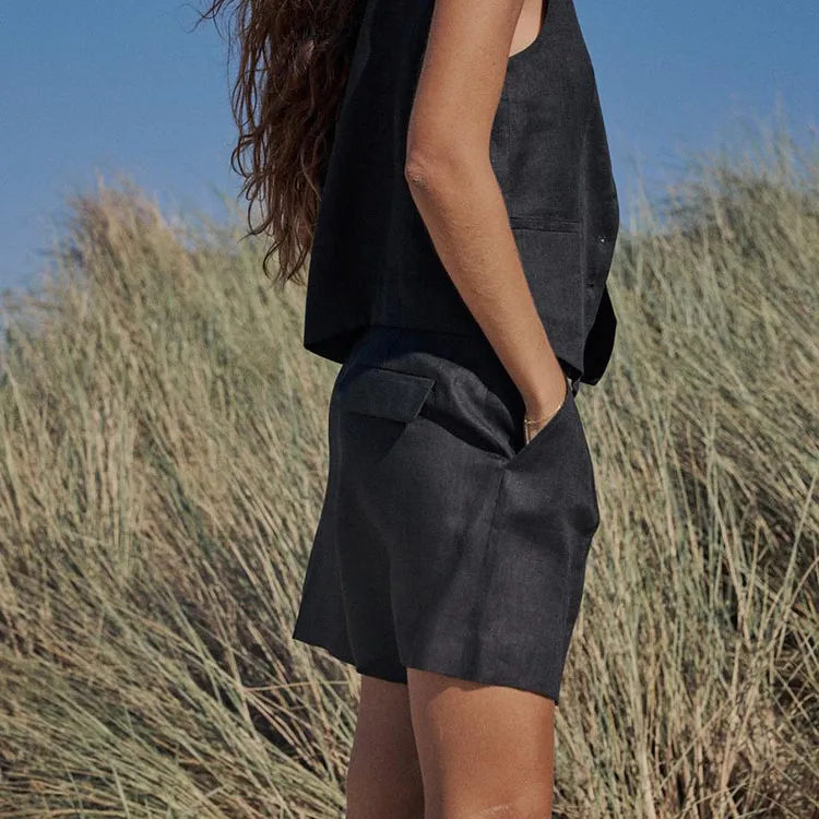 ZARA Casual Shorts Women's Black-2