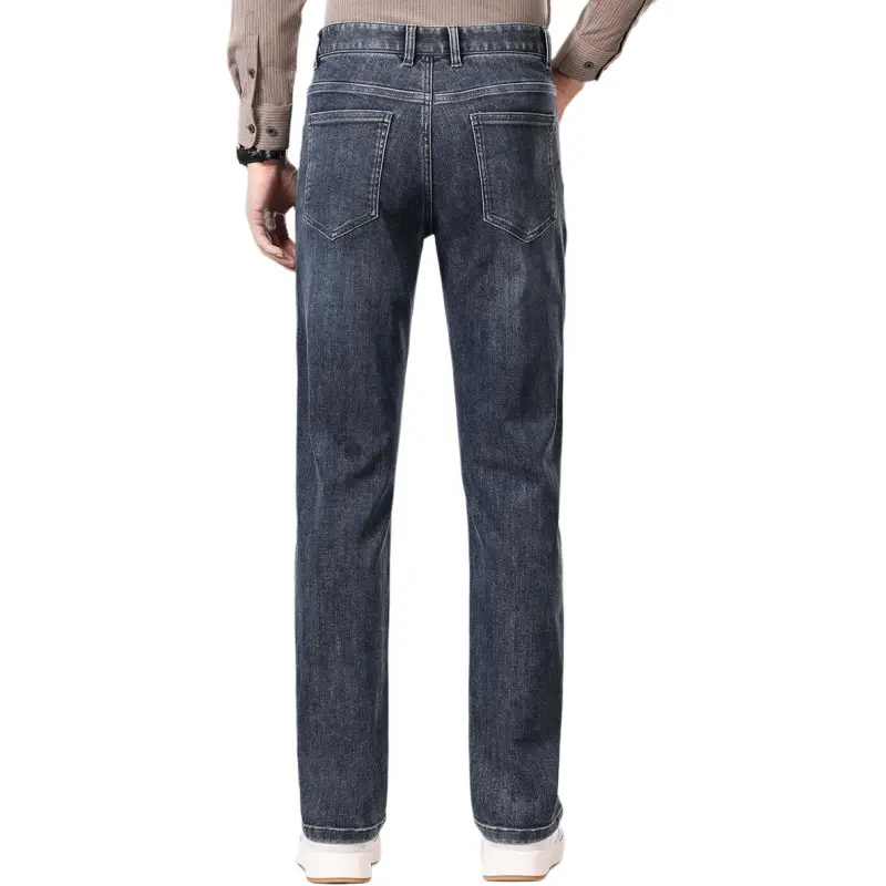 Red bean Jeans Men Dark Gray-1