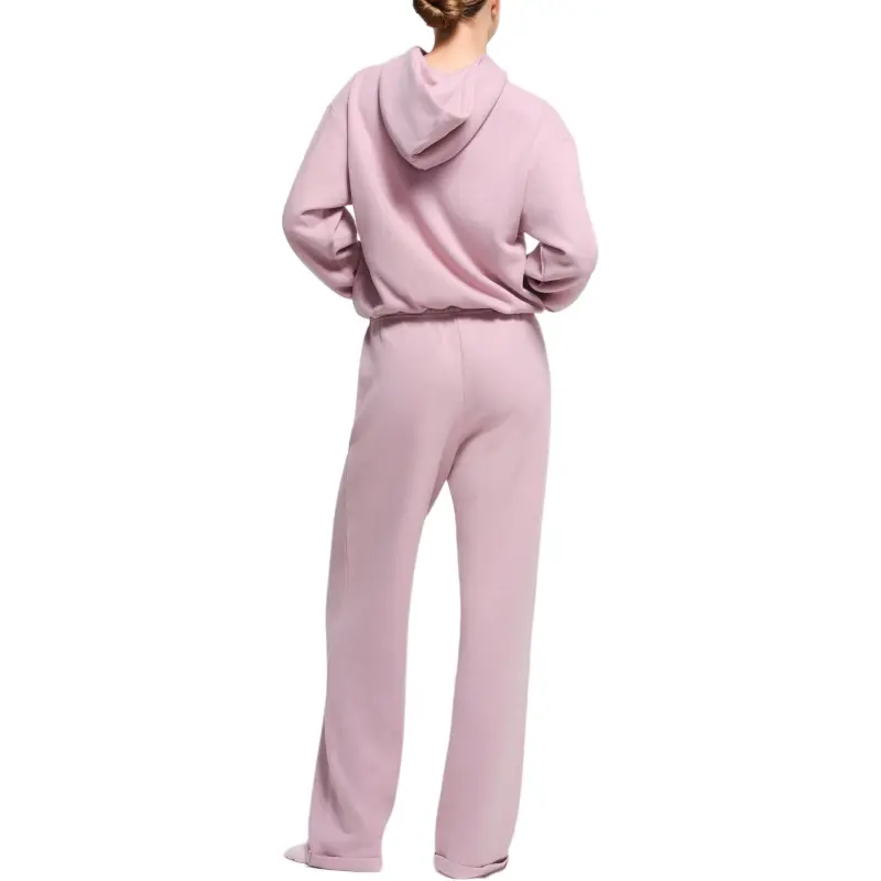 SKIMS FW24 COTTON FLEECE CLASSIC STRAIGHT LEG PANT Casual Pants Women's DUSK/Nightfall Color-3