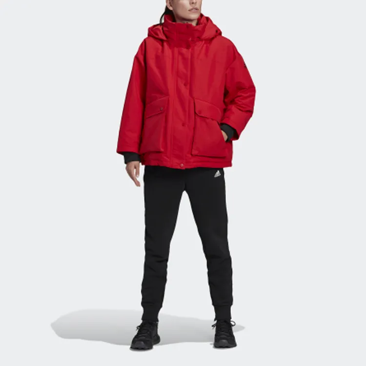 Adidas Down Jacket Winter Women's Light Scarlet-3