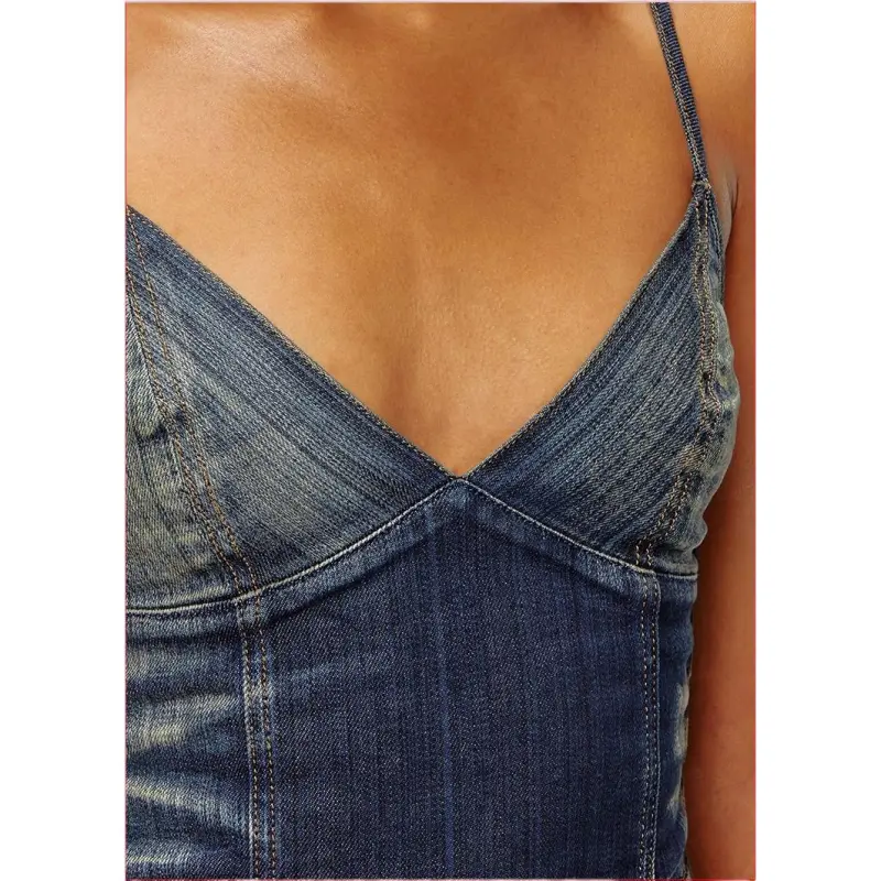 DIESEL De Fulvy Top D Tank Top Denim-5